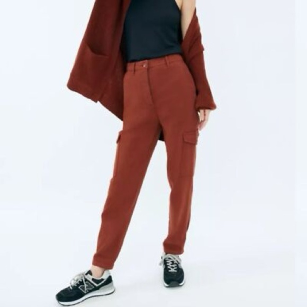Aritzia Wilfred Free Cargo Pants Orange Size 4